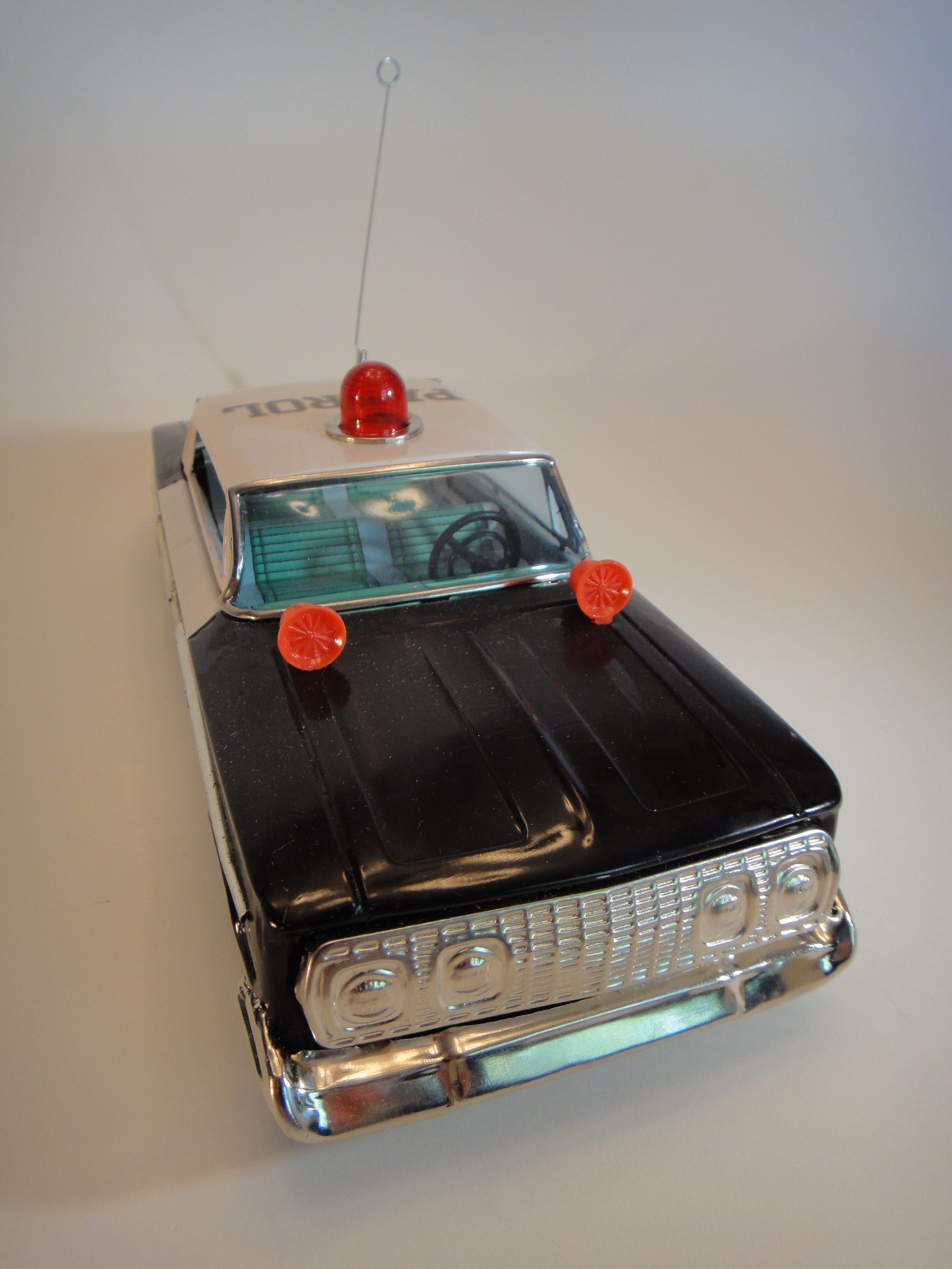 Vintage 1960s Chevrolet Friction #861 Impala Police Car By Bandi