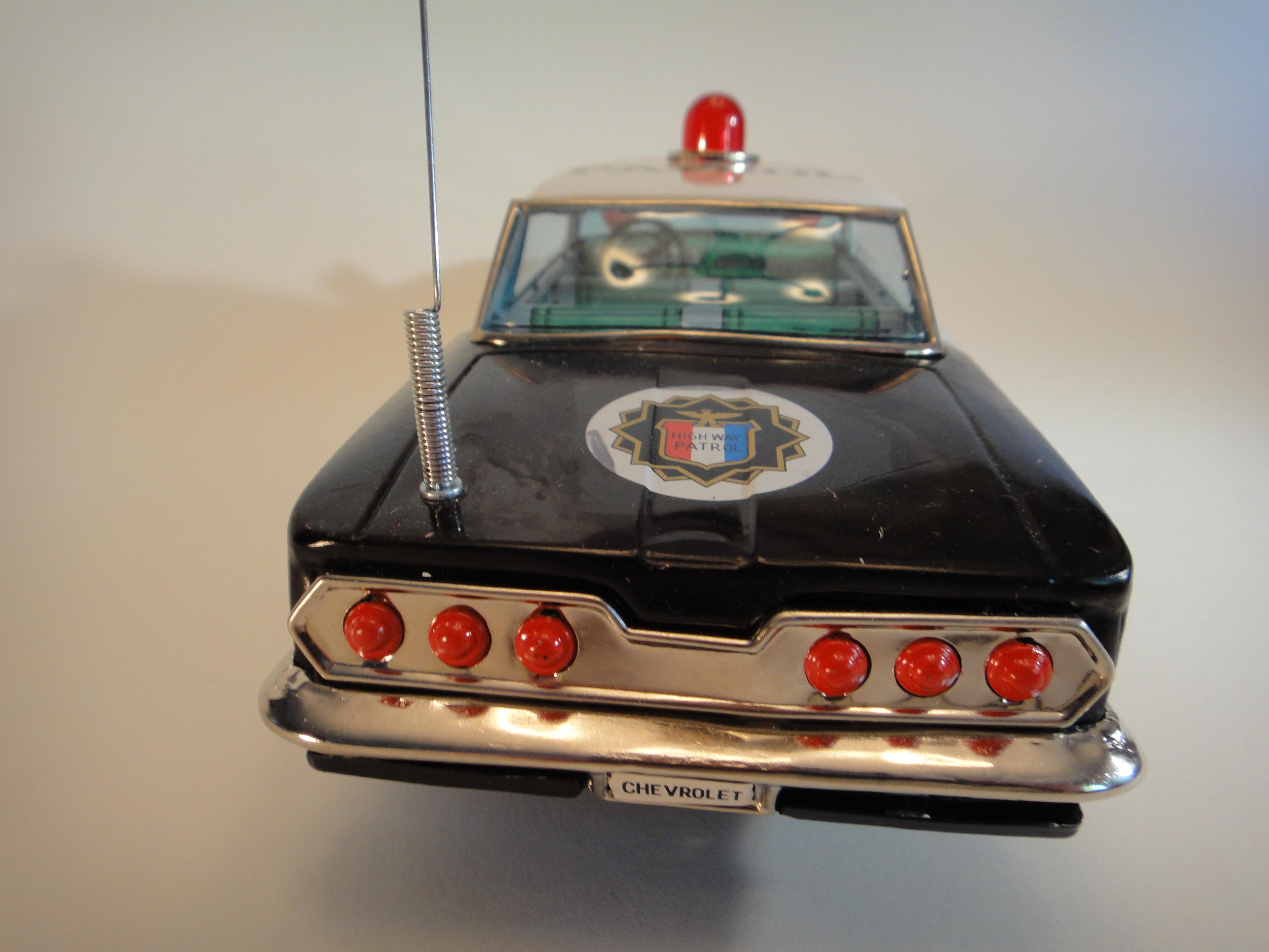 Vintage 1960s Chevrolet Friction #861 Impala Police Car By Bandi