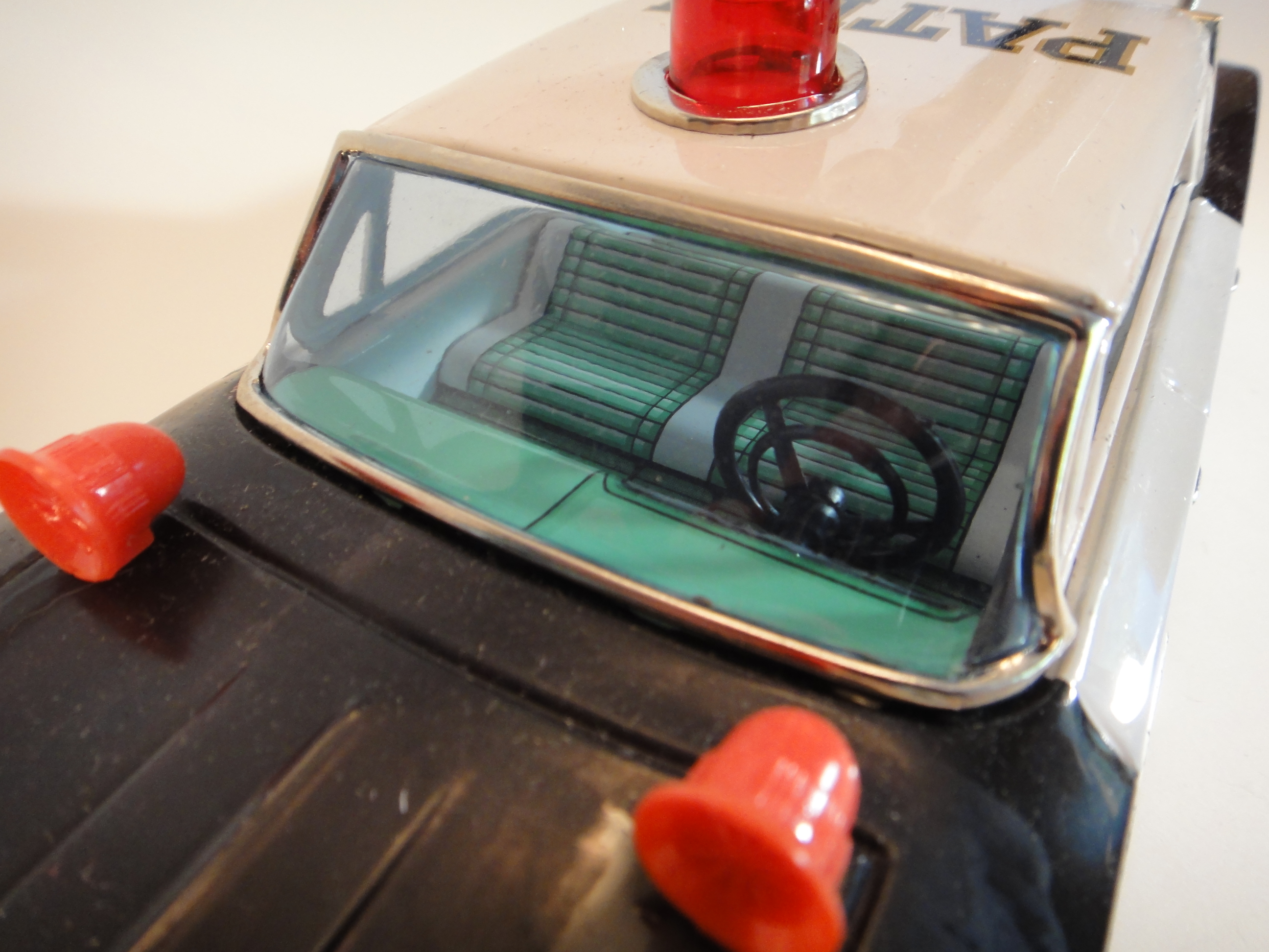 Vintage 1960s Chevrolet Friction #861 Impala Police Car By Bandi