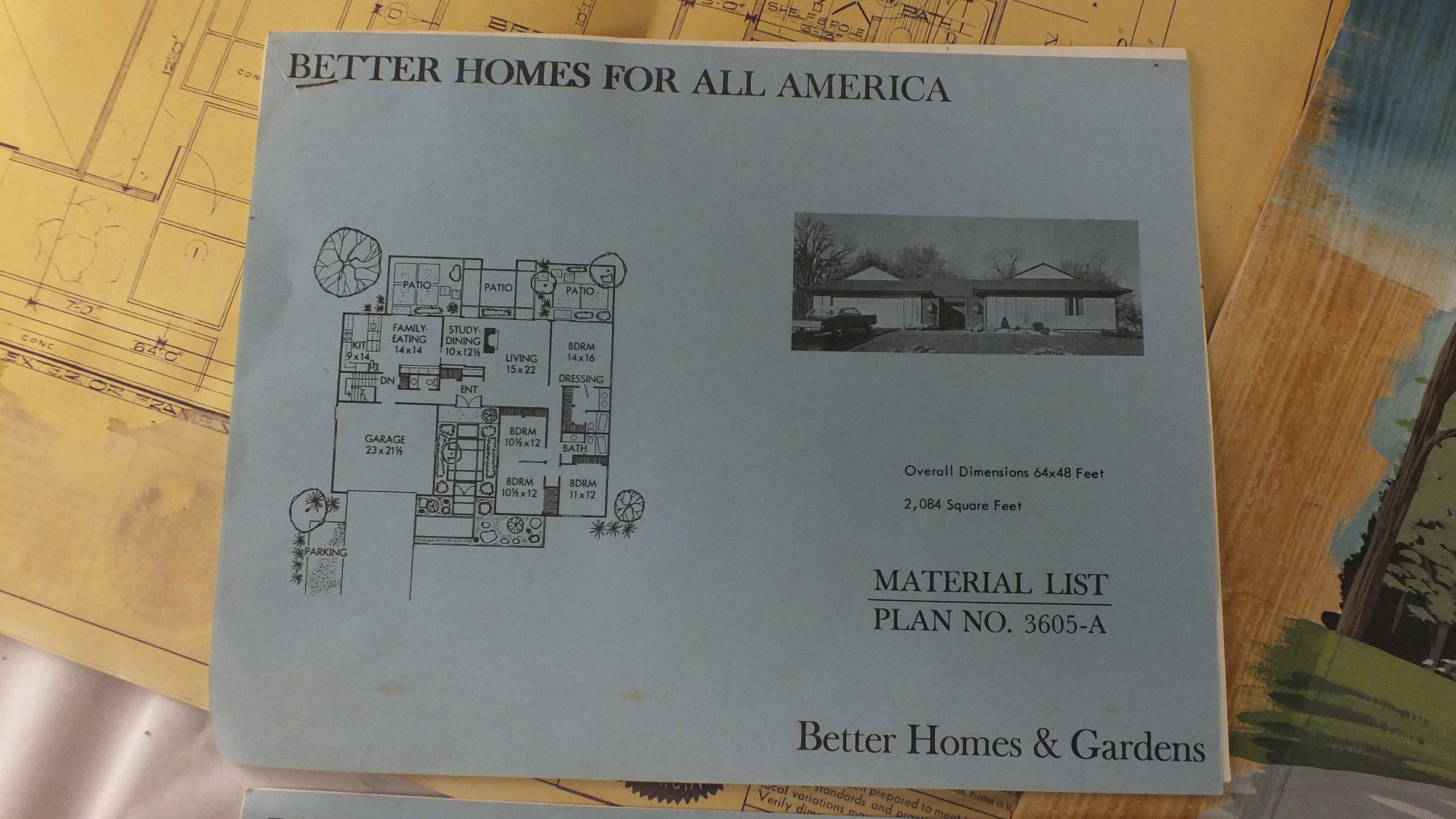 Hand Painted Architectural Rendering, Poster and Plans