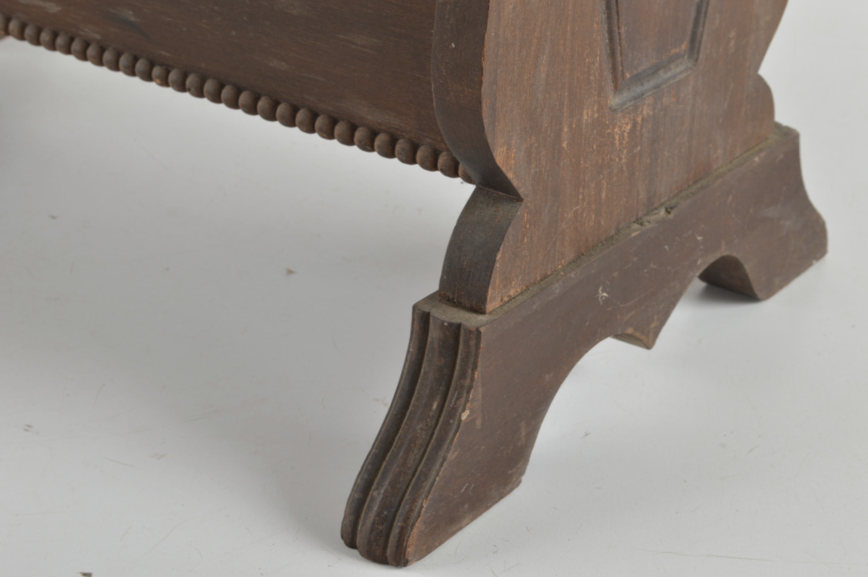 Vintage Wood End Table/Magazine Rack