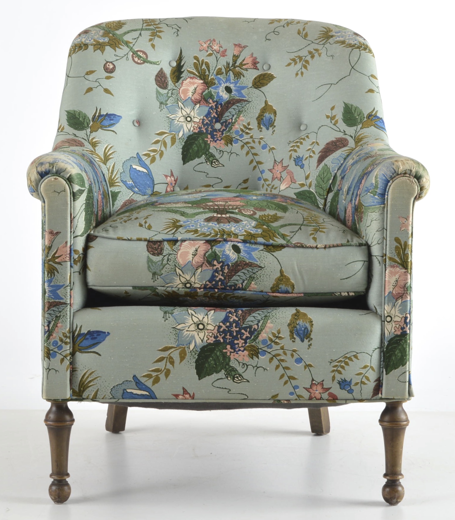 Vintage Upholstered Arm Chair