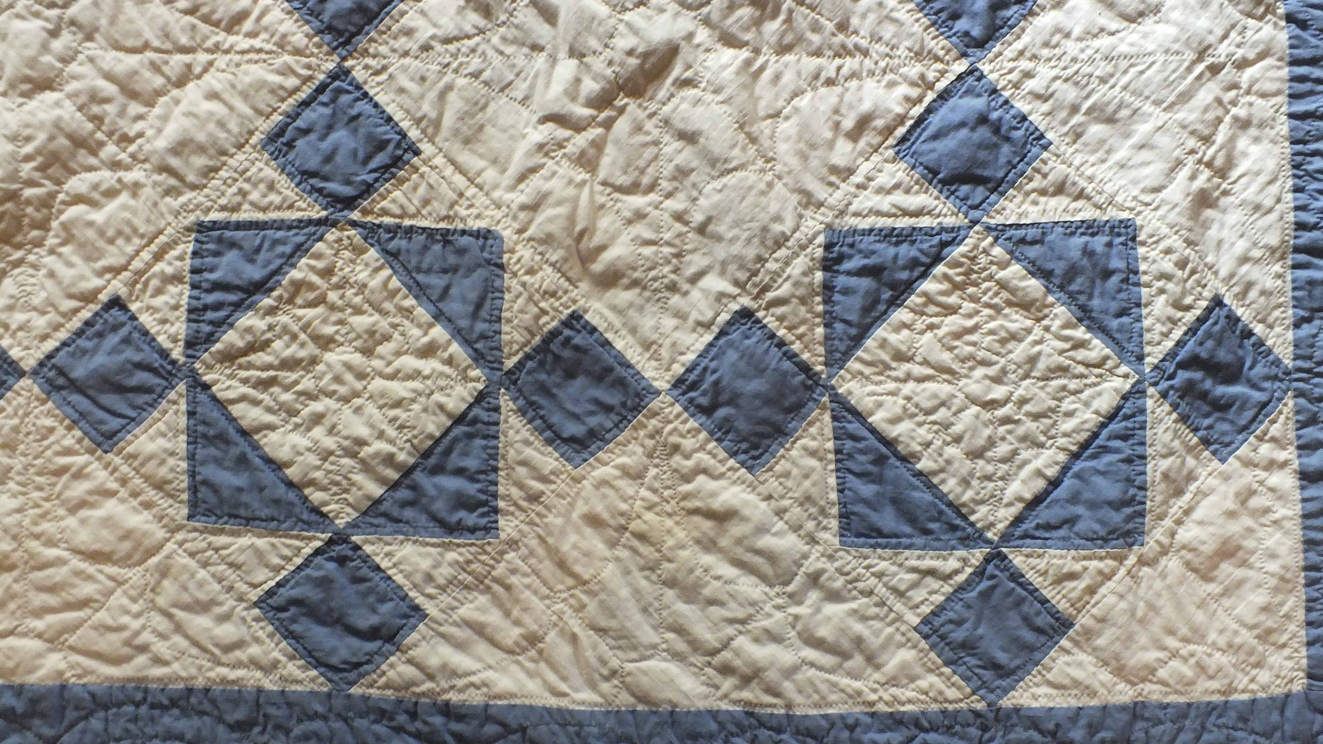 Hand Crafted Diamond Quilt