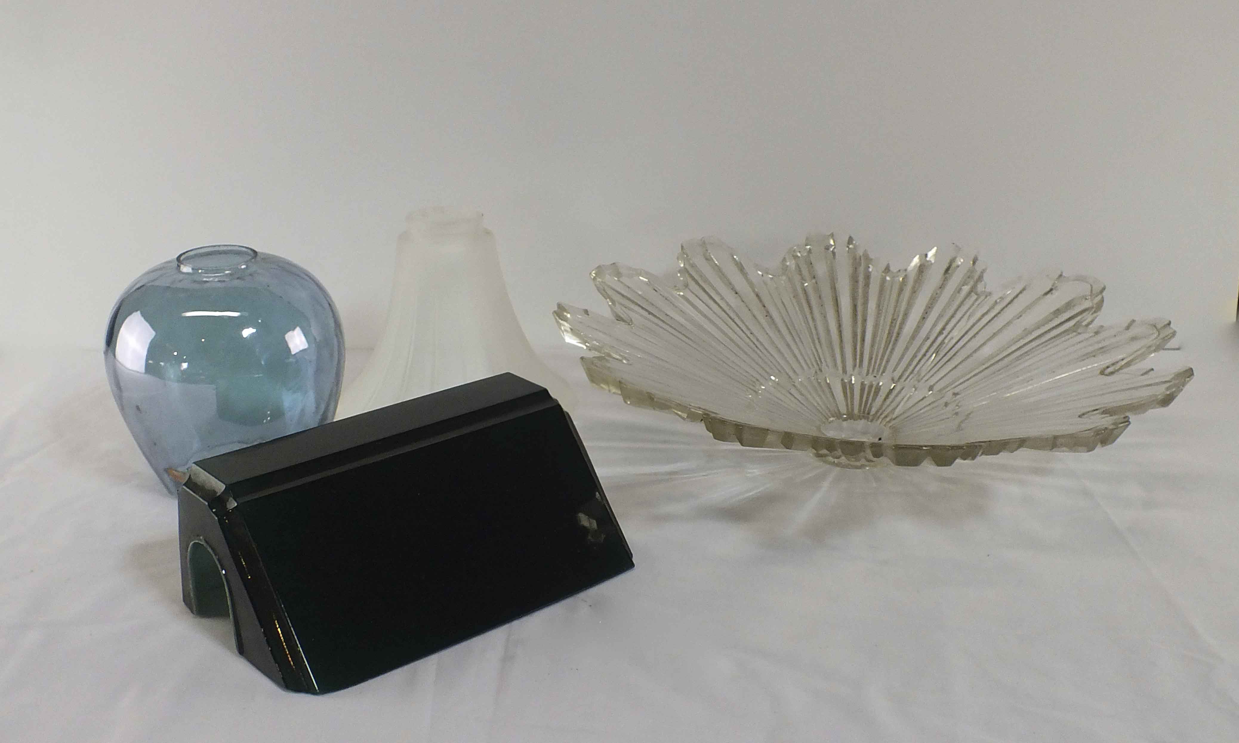 Four Vintage Glass Globes For Light Fixtures 