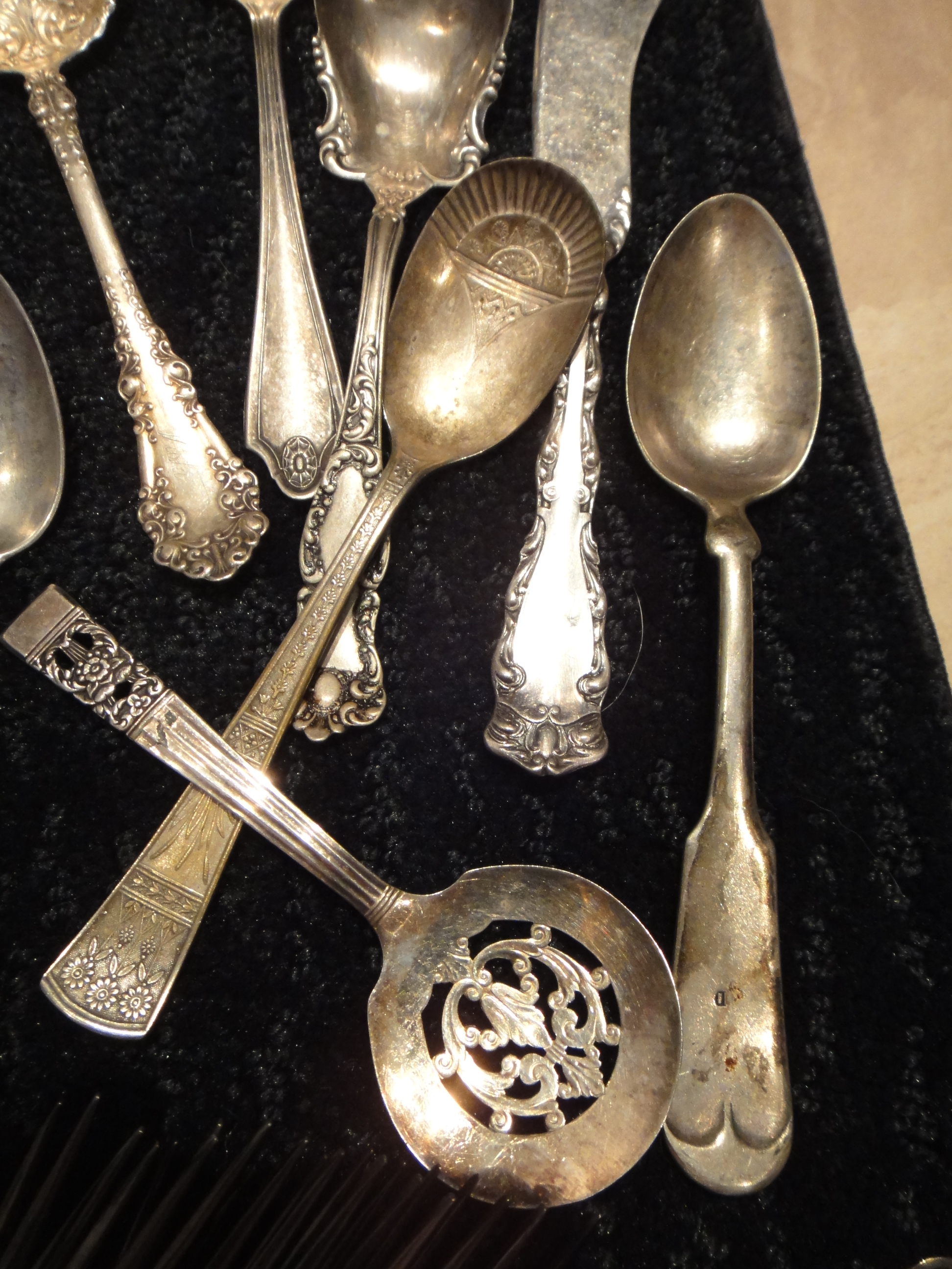 91 Pieces Antique & Vintage Silver Plated Flatware