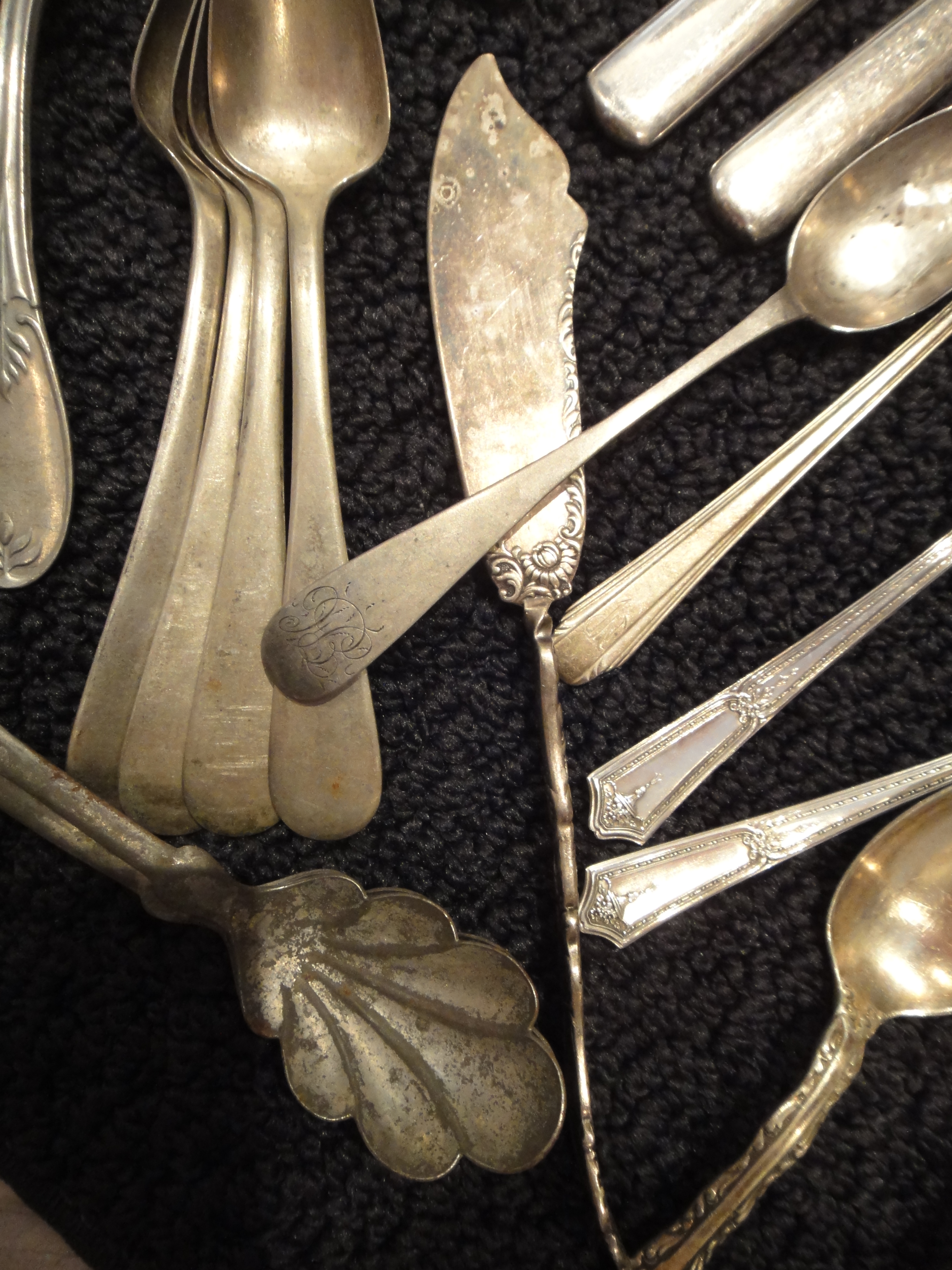98 Pieces Antique & Vintage Silver Plate Flatware