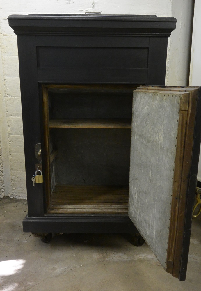 Antique c.1890 Wooden Ice Box