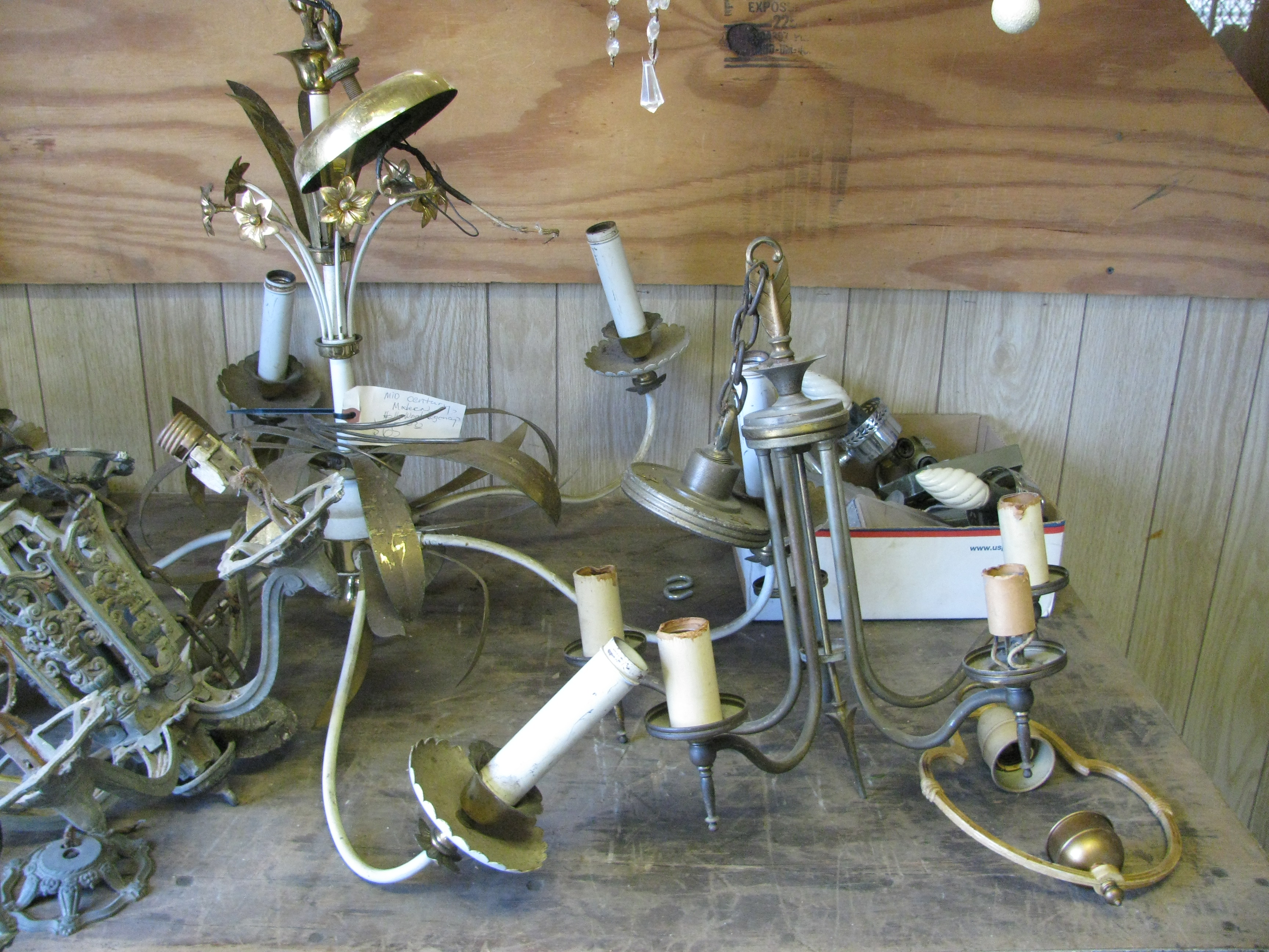 Project Lighting Lot of Hanging Fixtures and Chandeliers