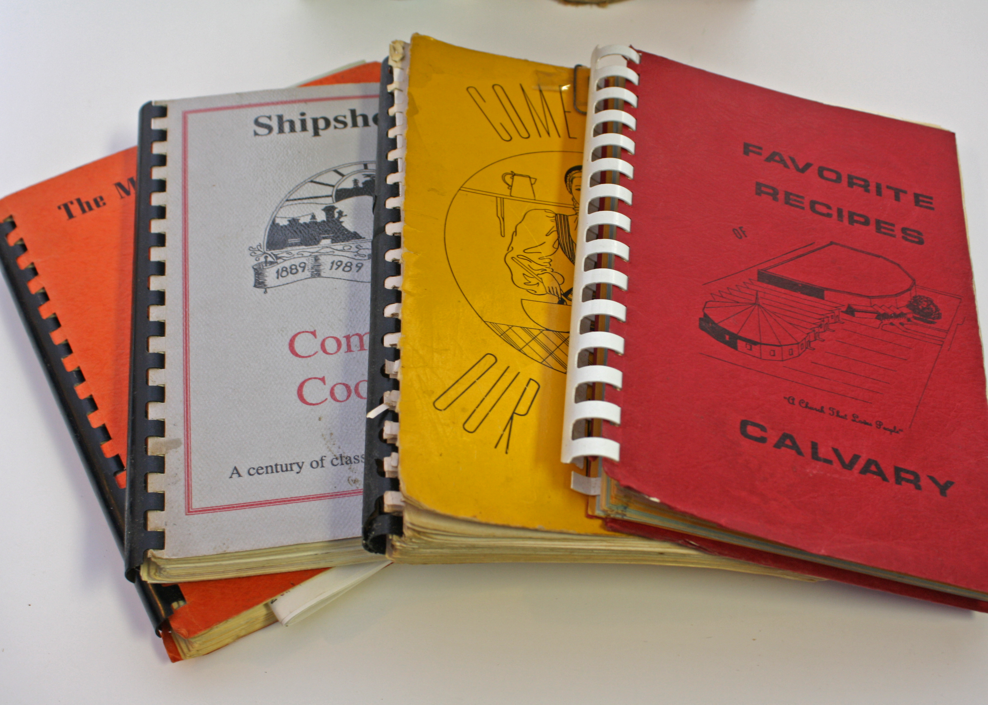 Group of several Cookbooks