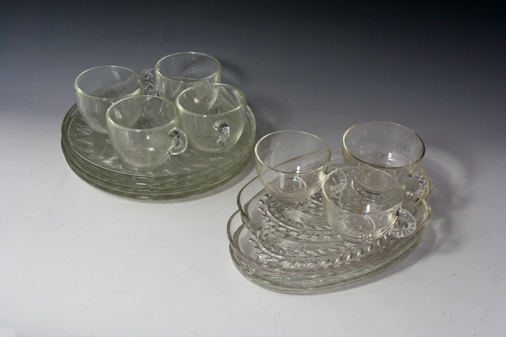 Vintage Coffee Cup and Tray Sets 