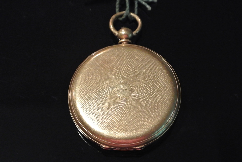 18K Moulinier Geneva Mechanical Pocket Watch With Winding Keys