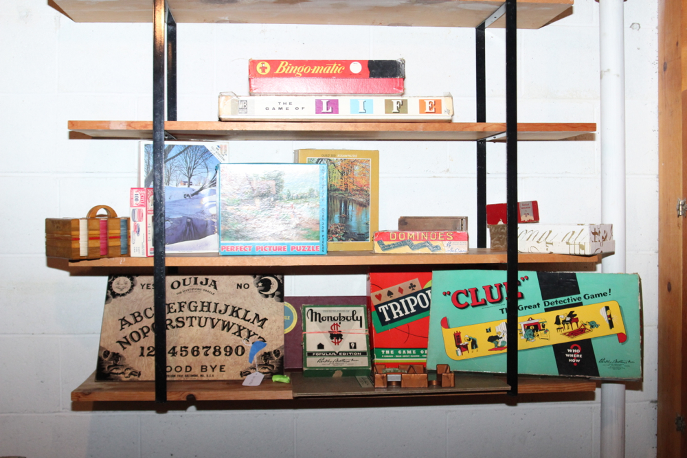 Ping Pong Table, Basketball Hoop, Board Games, and Shuffleboard