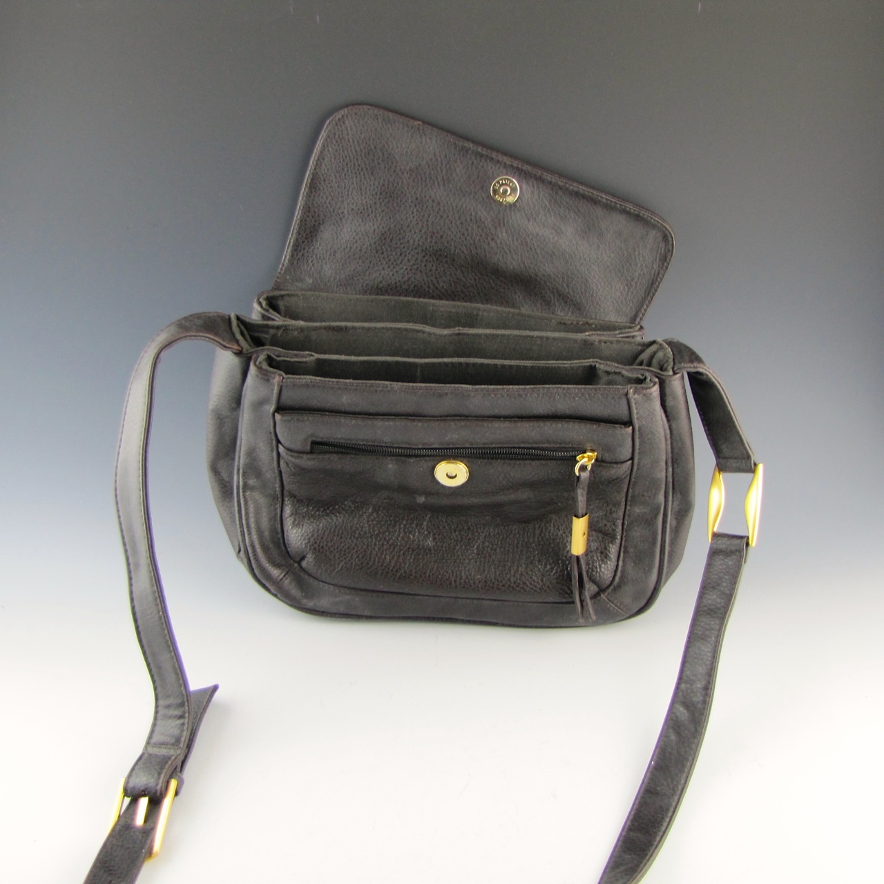 Rare Vintage Gucci Barrel Bag, Coach and Black Leather Handbags