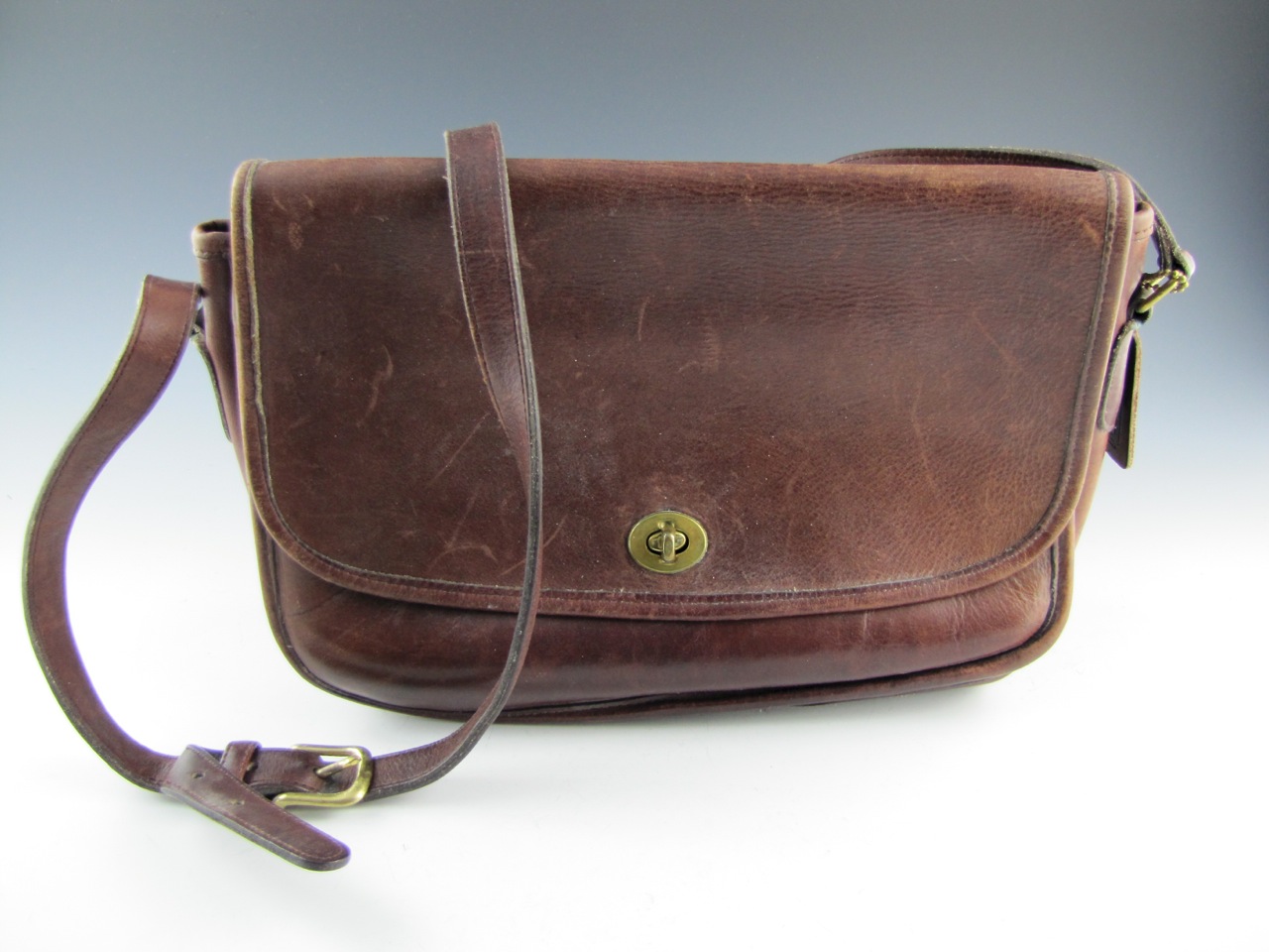 Rare Vintage Gucci Barrel Bag, Coach and Black Leather Handbags