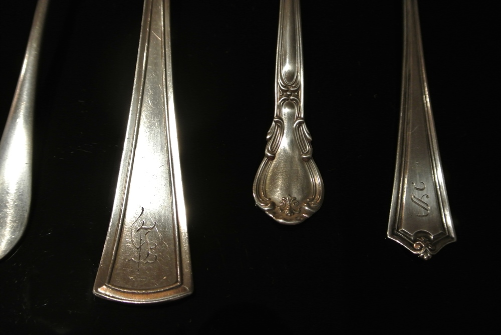 Victorian Era Sterling Silver Ladle & Other Flatware