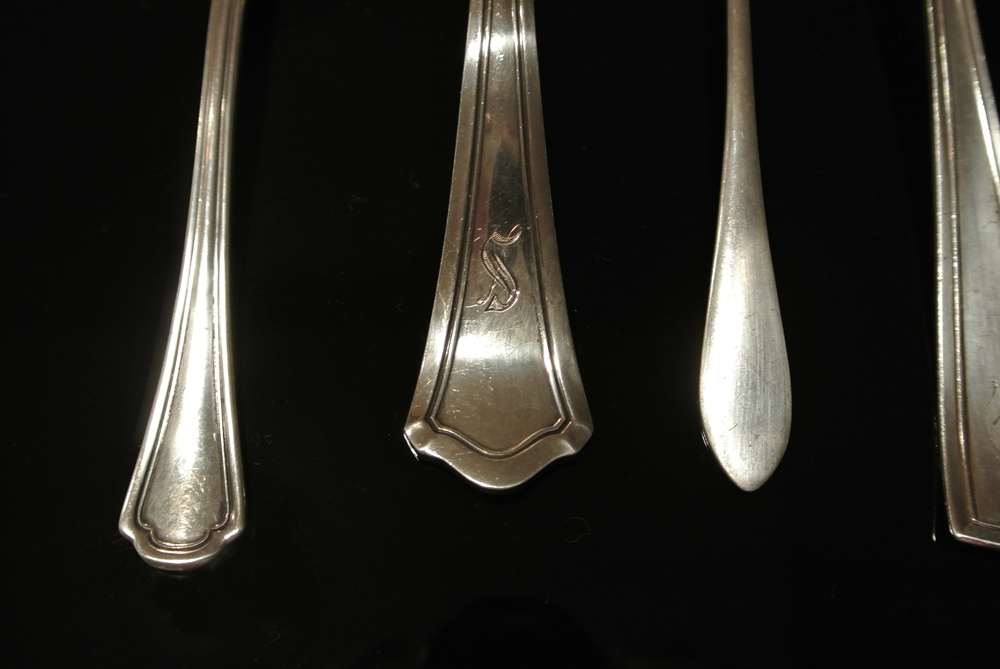 Victorian Era Sterling Silver Ladle & Other Flatware