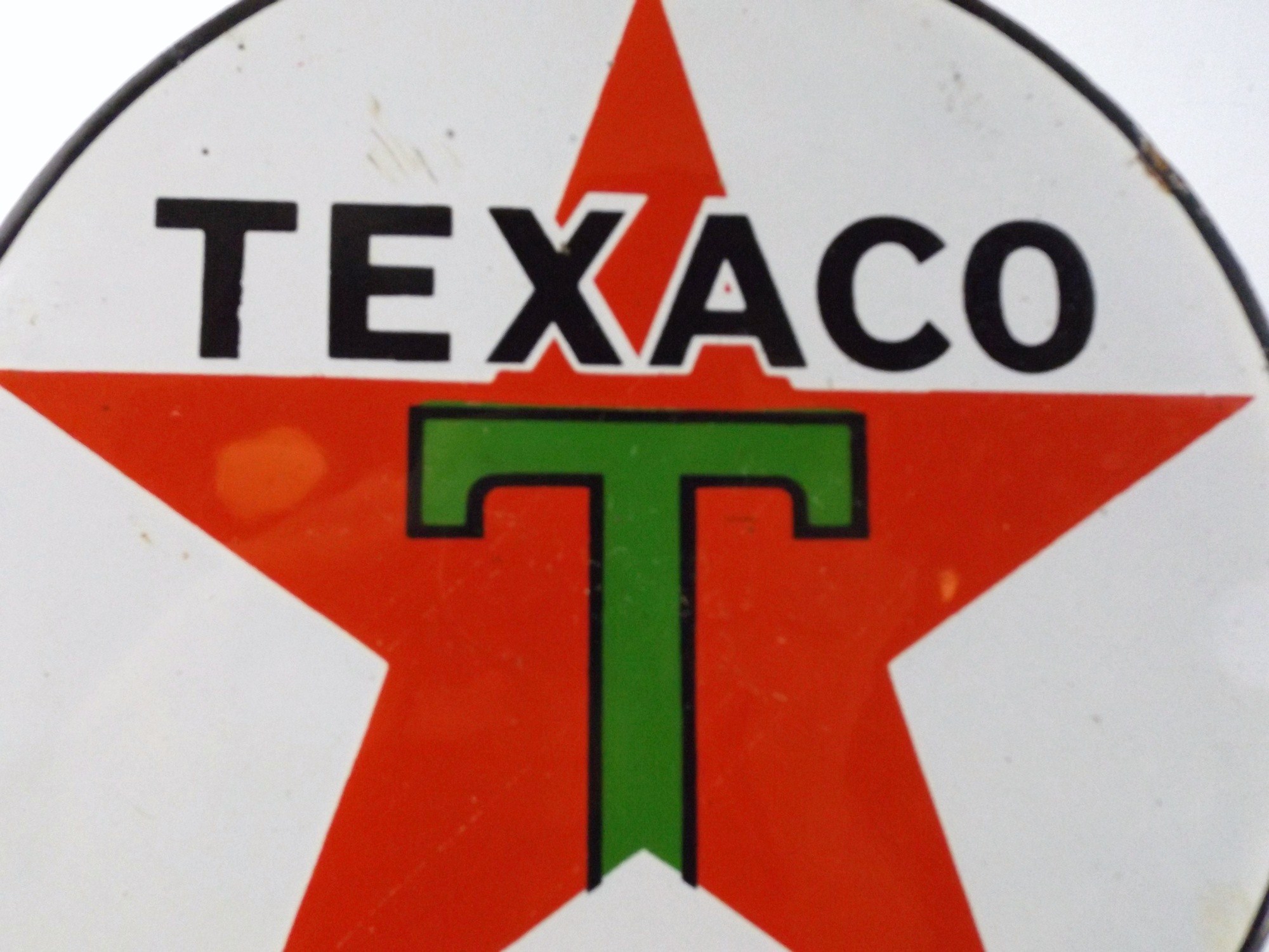 Vintage Texaco Porcelain  Sign