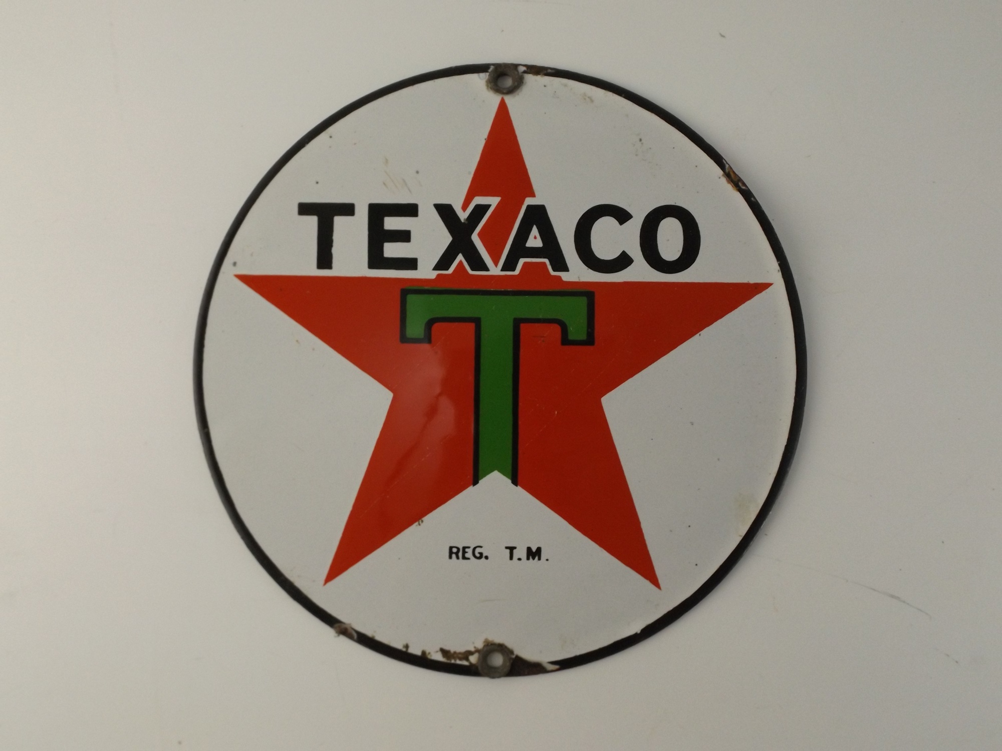 Vintage Texaco Porcelain  Sign