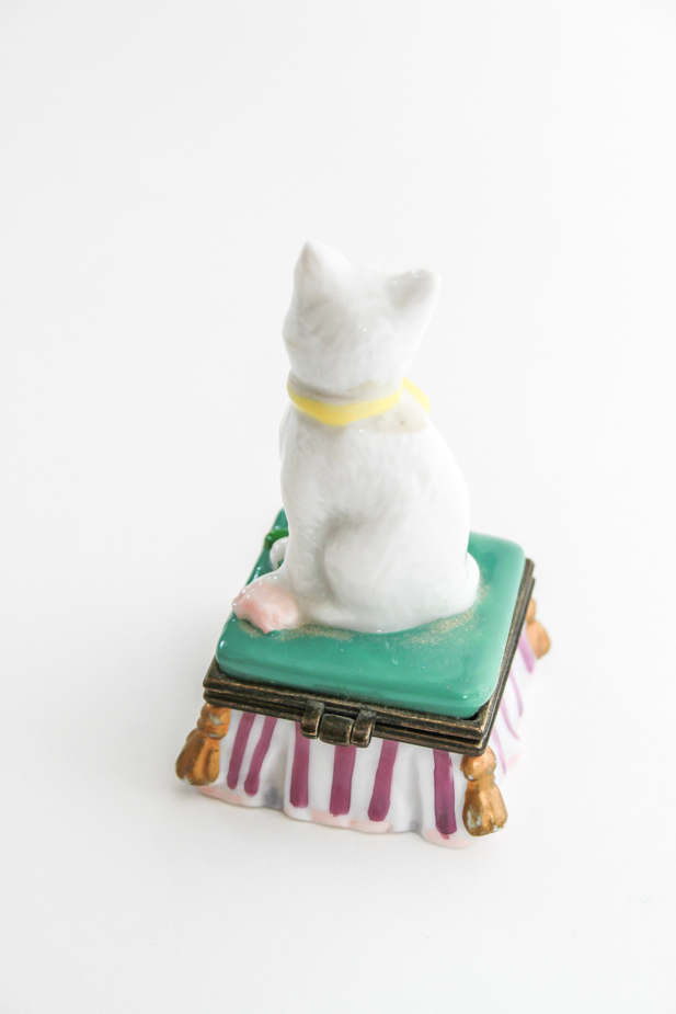 Pair of Porcelain Antique Pill Boxes