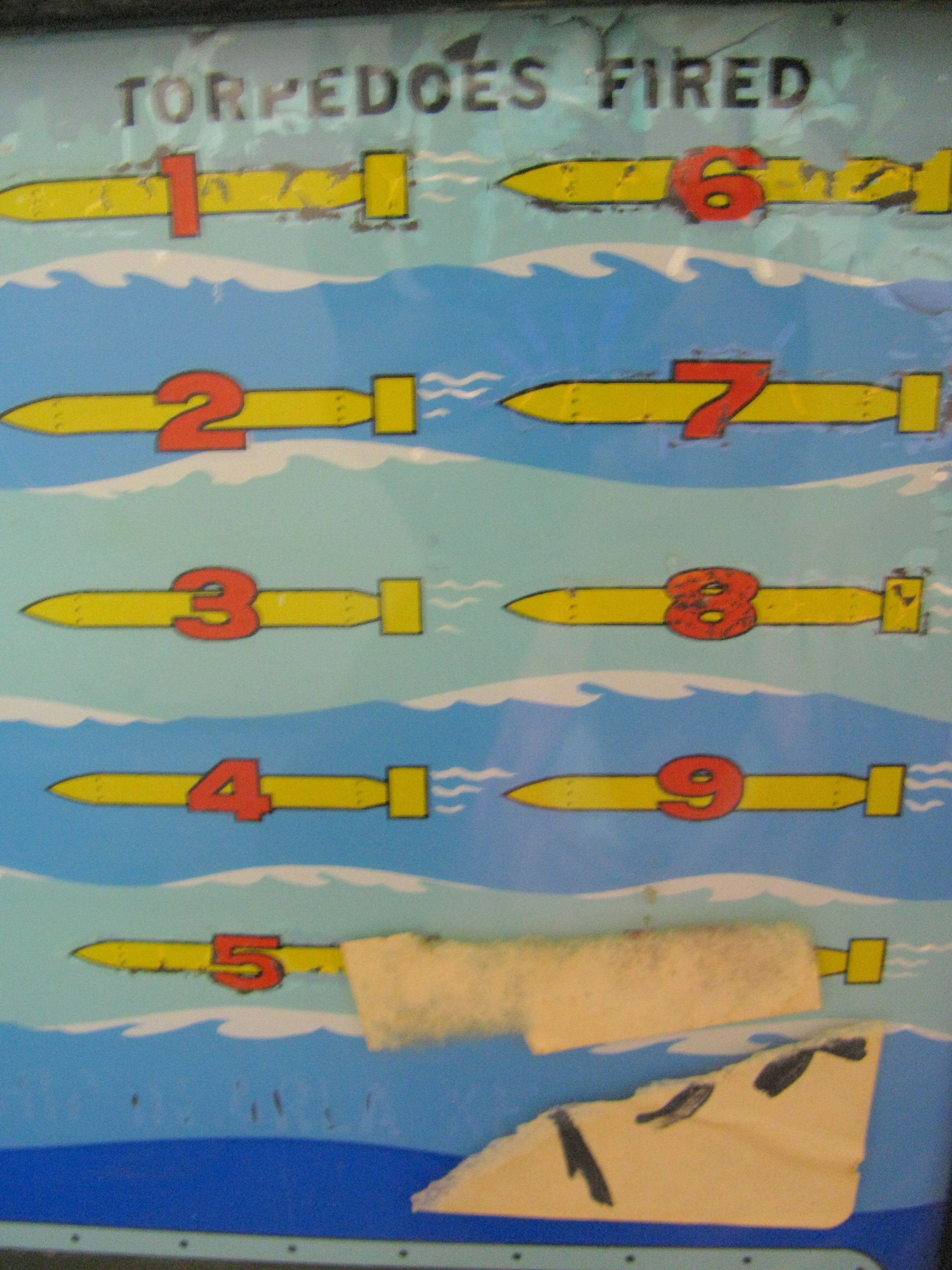 Vintage Midway Sea Raider Coin-Operated Game