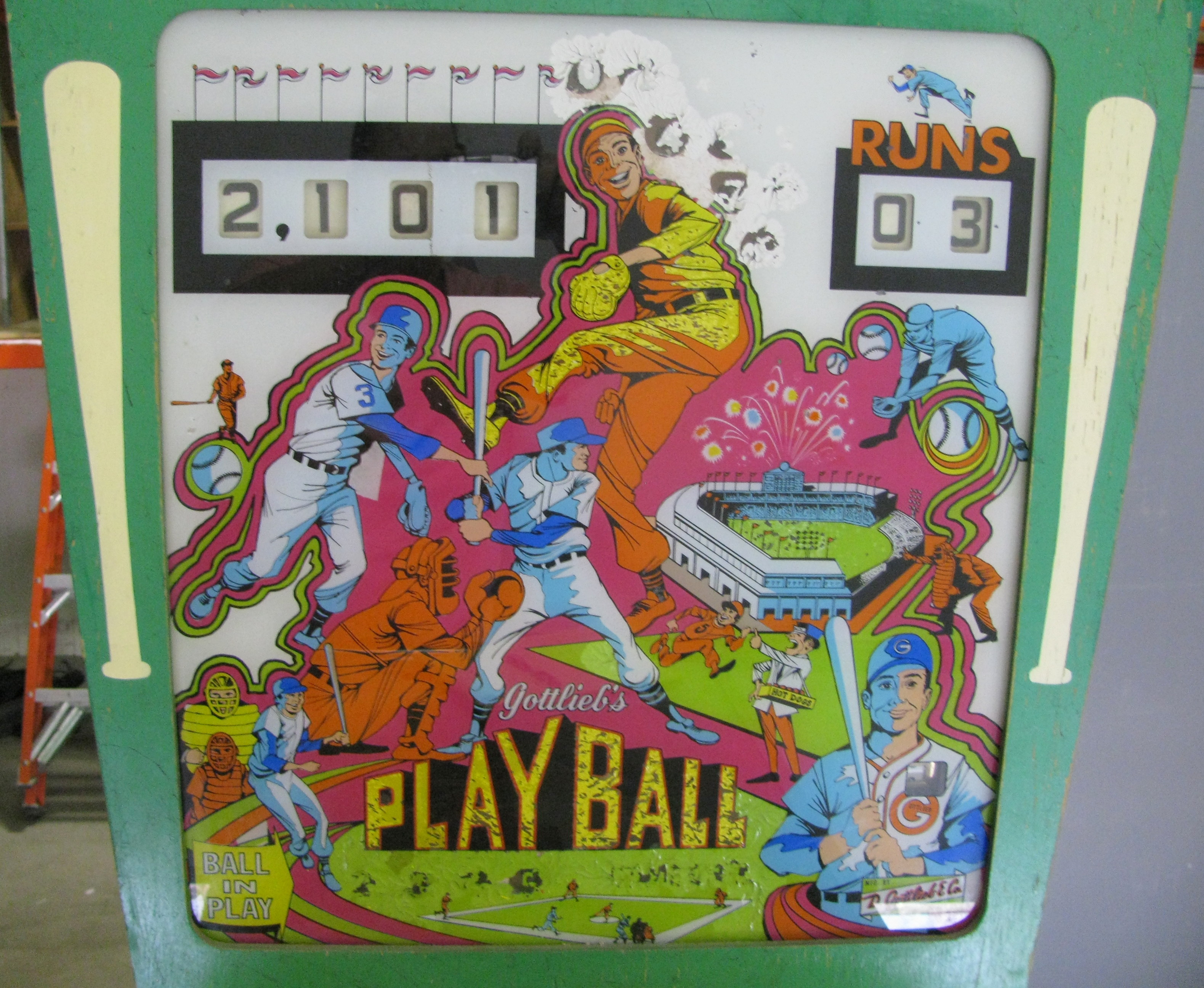 1971 Gottlieb Playball Pinball Machine
