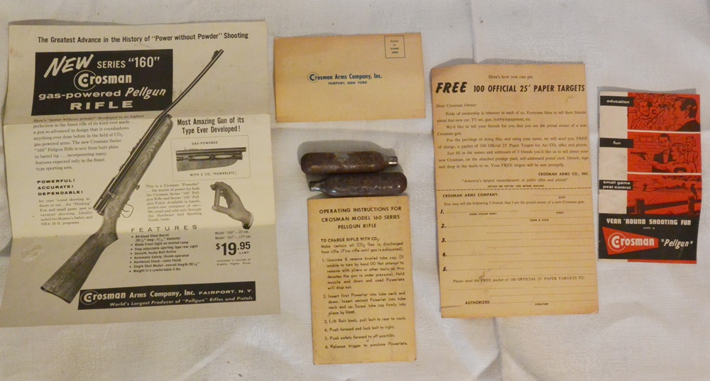 Crosman 160 Gas Powered Pellet Gun and Daisy Model 36 BB Gun