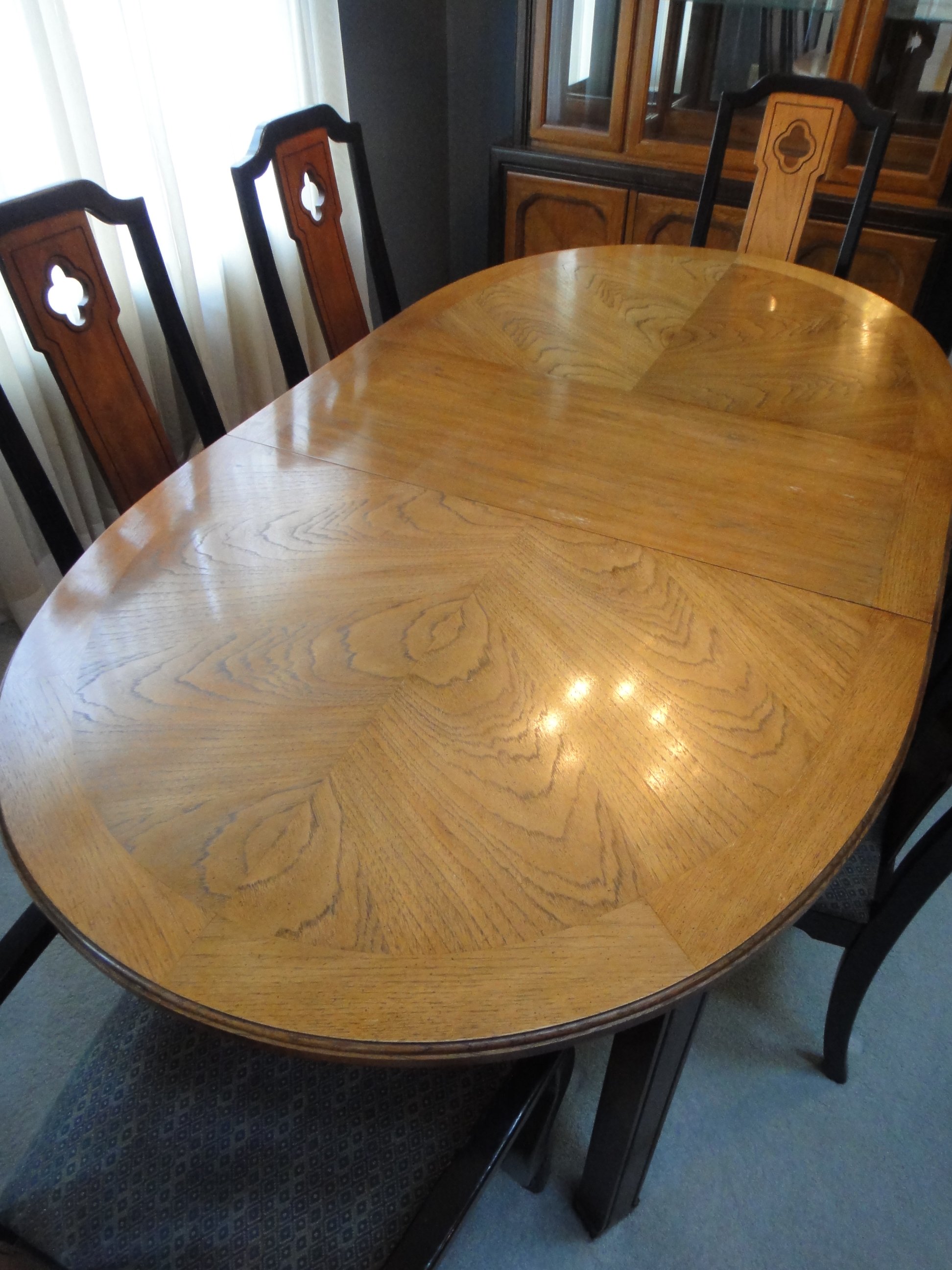 Mid Century Thomasville Dining Room Table & 6 Chairs