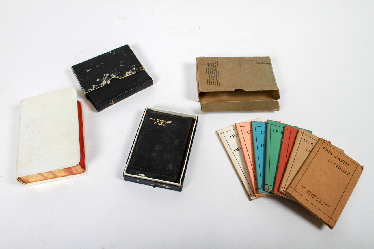 Vintage Pocket-Sized Bibles and Booklets