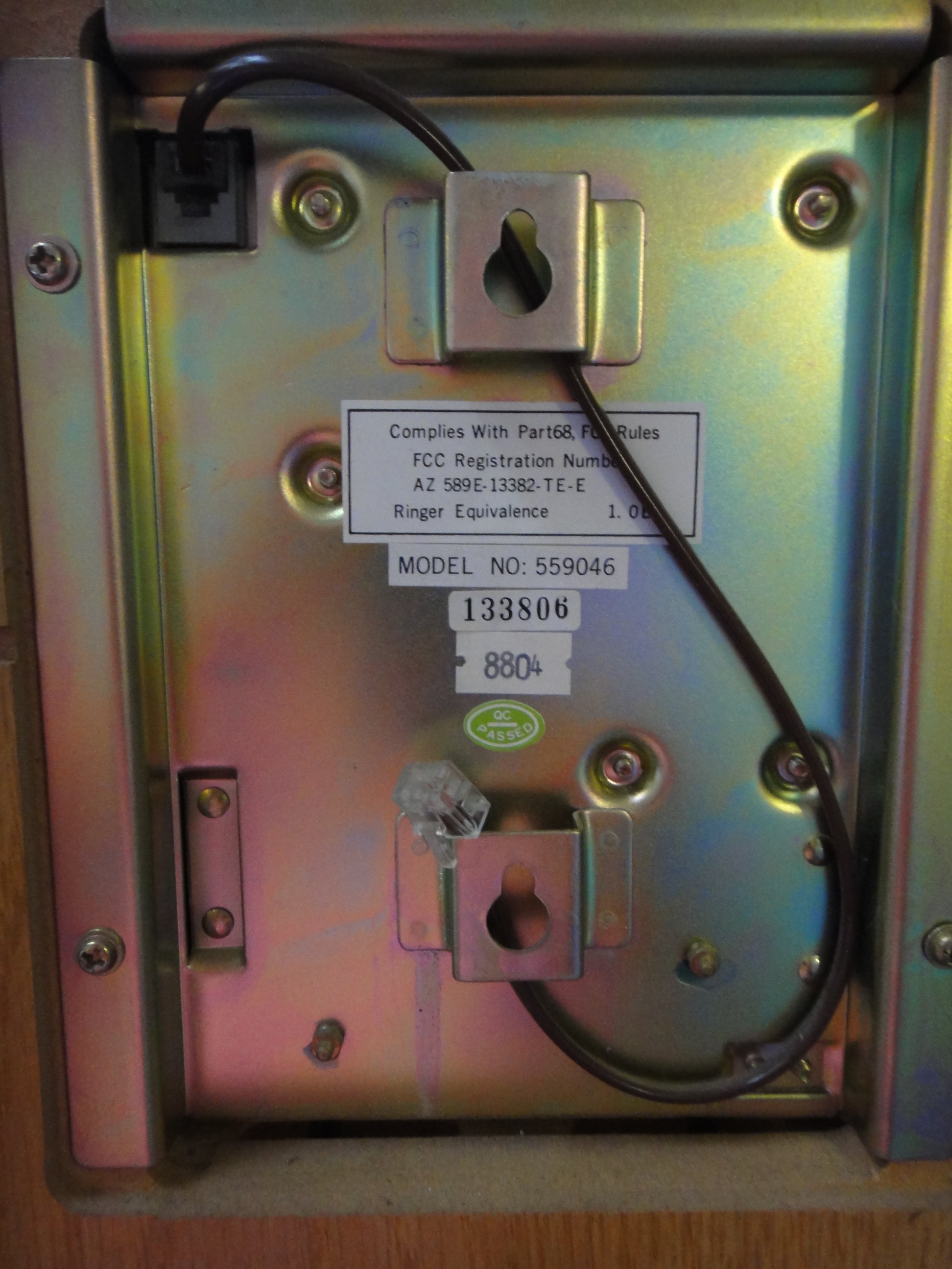 Vintage Retro-Replica Antique Hand Crank Wall Phone