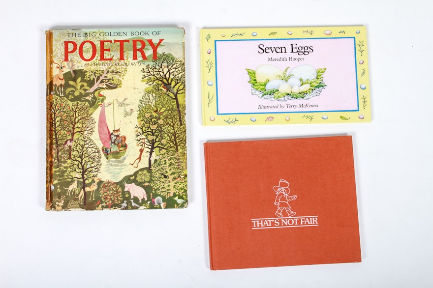 Set of Three Vintage Collectible Children's Books