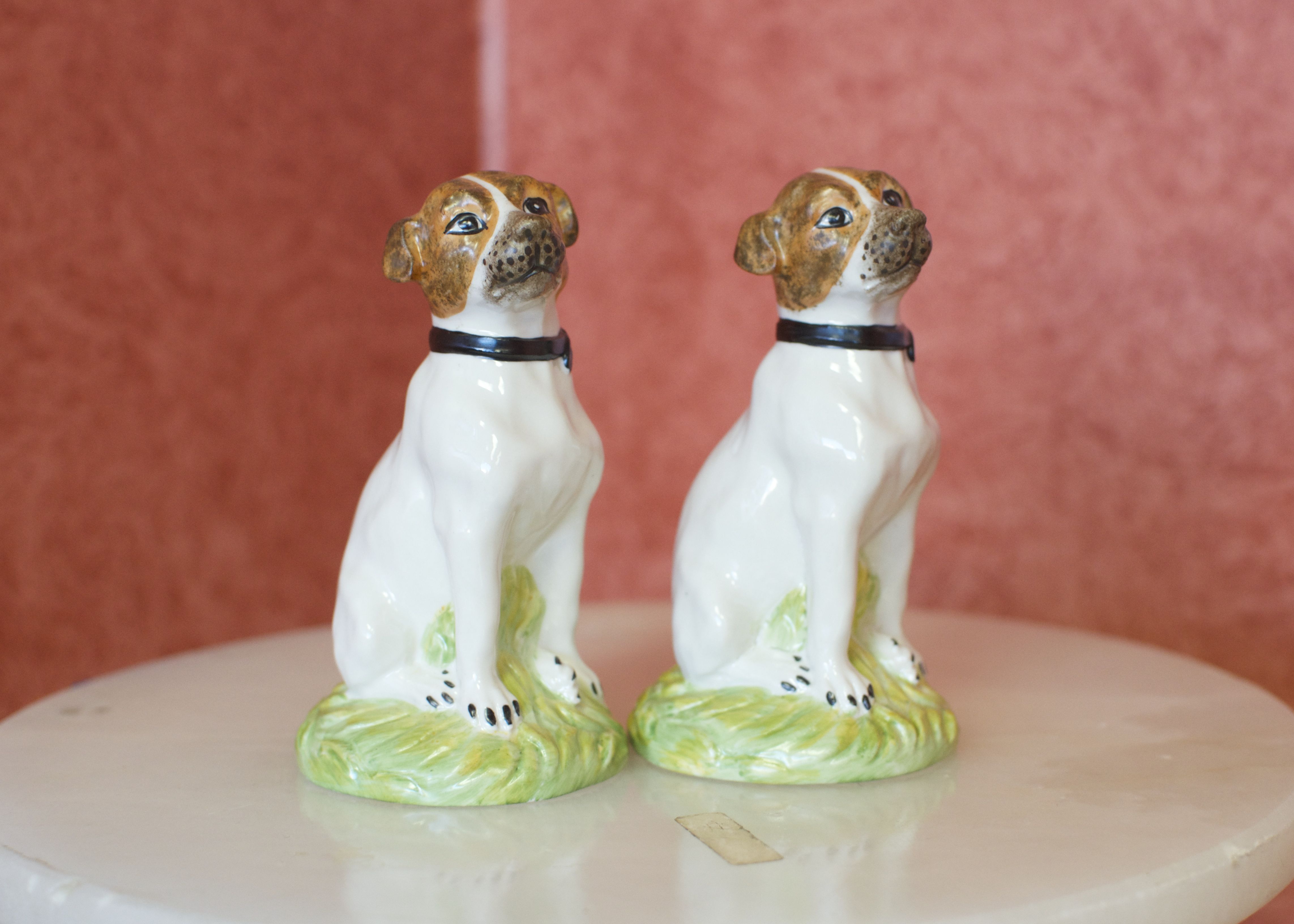Two Porcelain Jack Russell Figurines