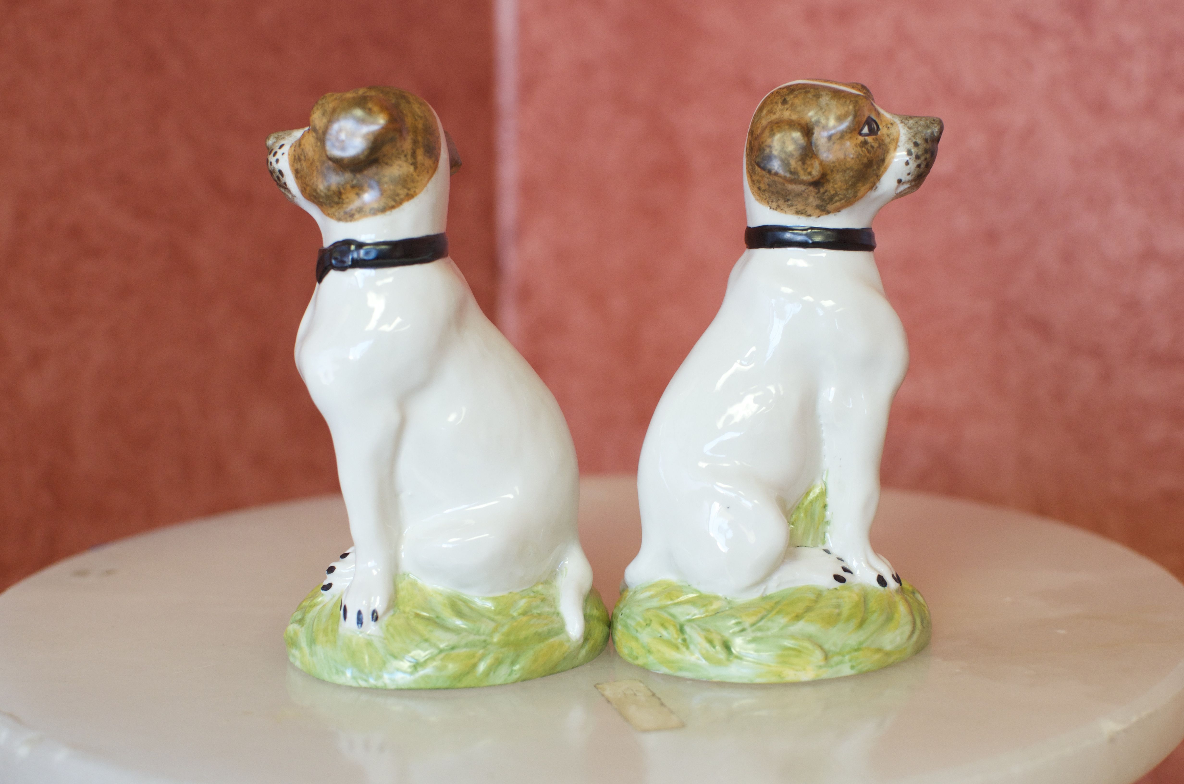 Two Porcelain Jack Russell Figurines
