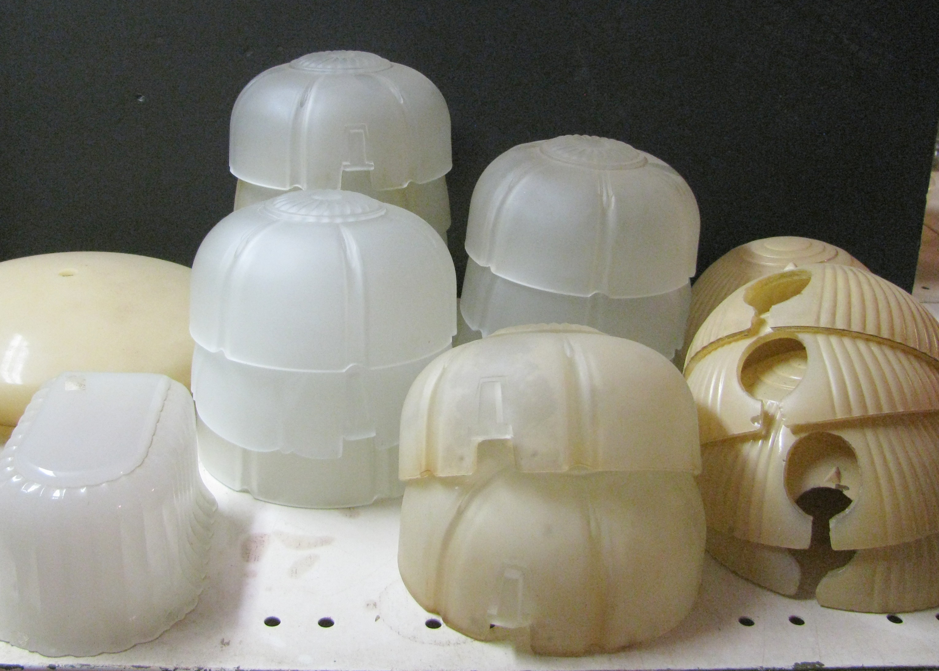 25 Vintage Glass Slip Shades 