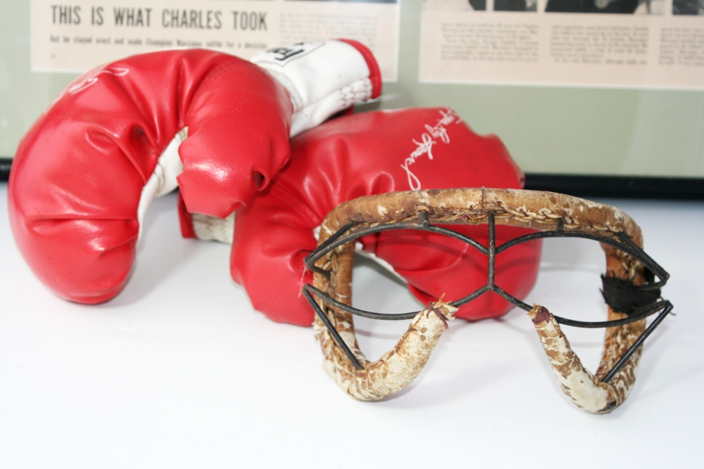 Framed Ezzard Charles Clippings 