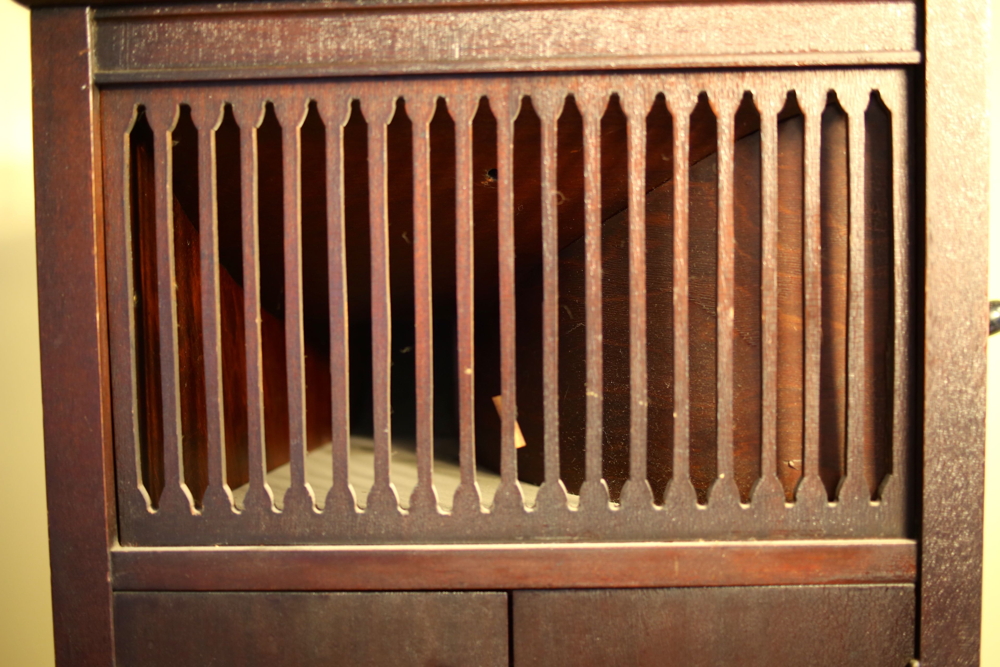 Antique Victrola and Phonograph Record Storage Case