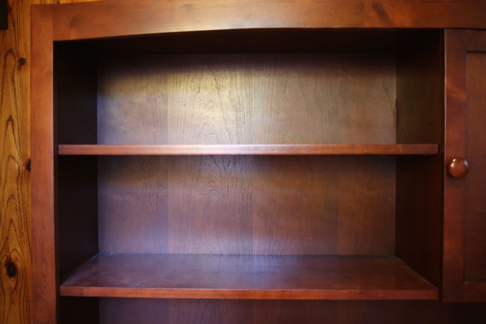 Contemporary Mahogany Bookcase