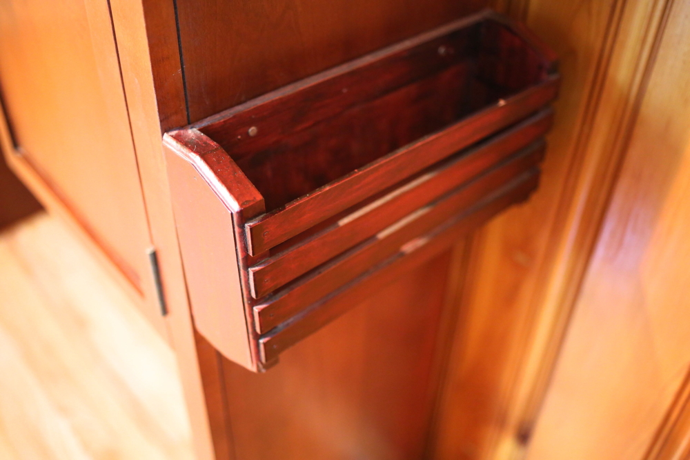Contemporary Mahogany Bookcase