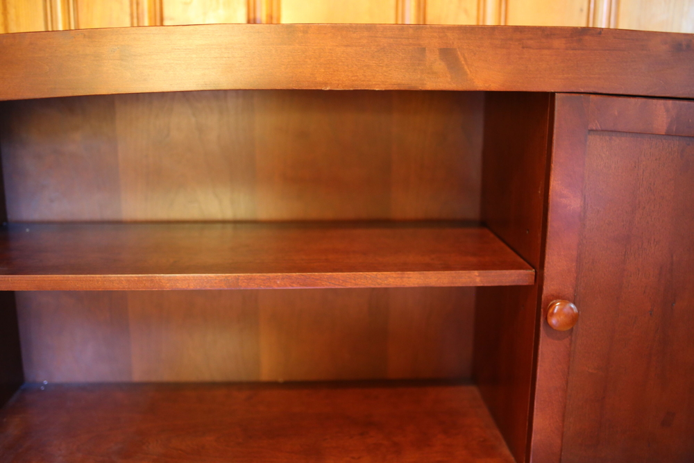 Contemporary Mahogany Bookcase
