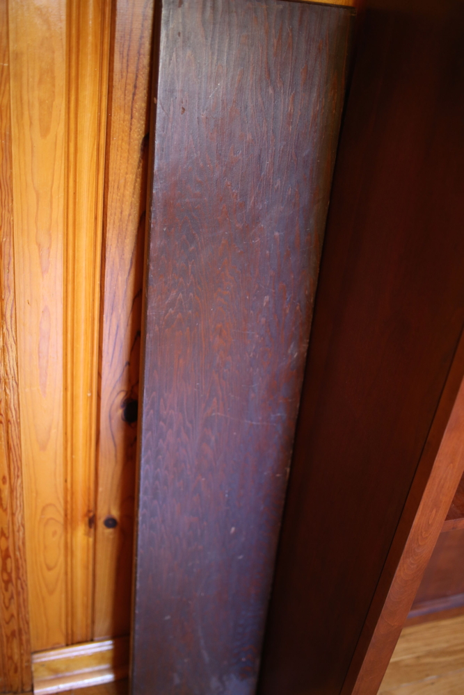 Contemporary Mahogany Bookcase