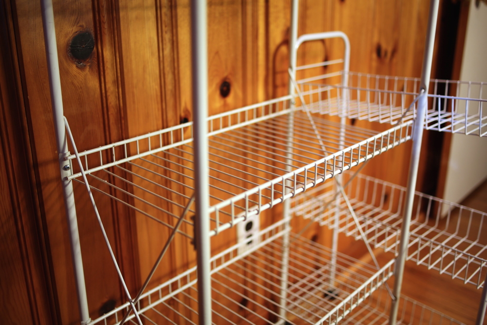 Pair of Wire Shelving Units
