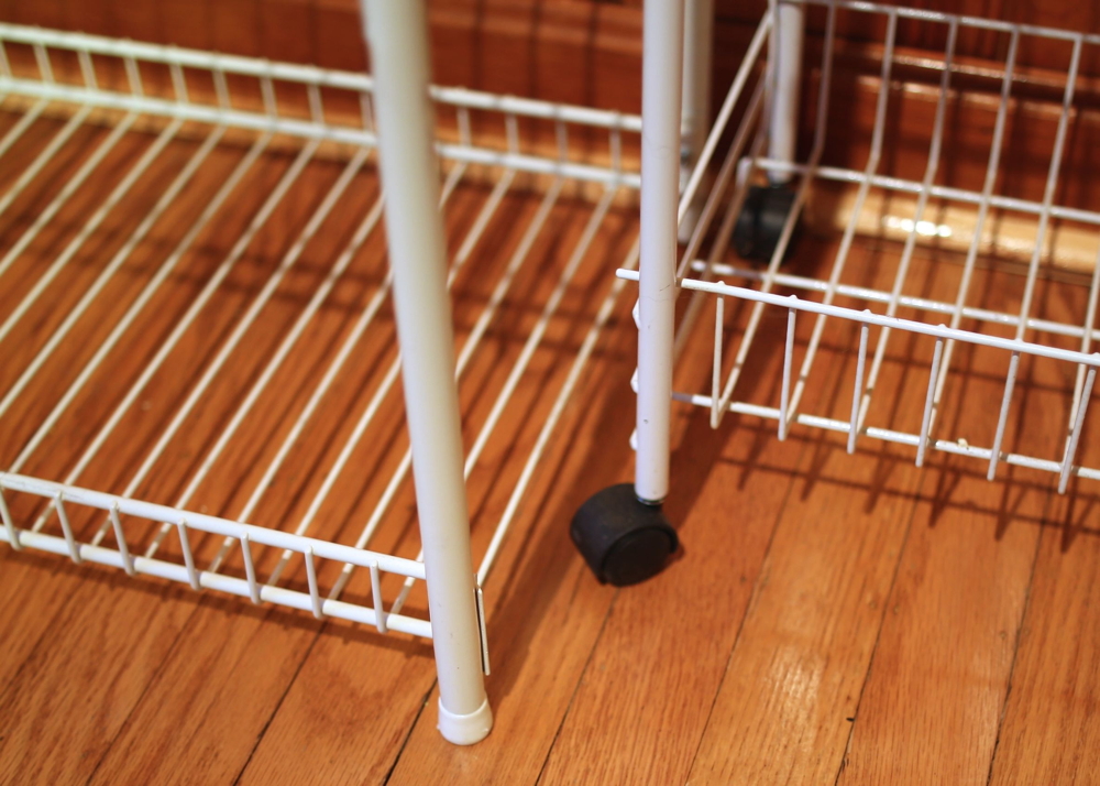 Pair of Wire Shelving Units