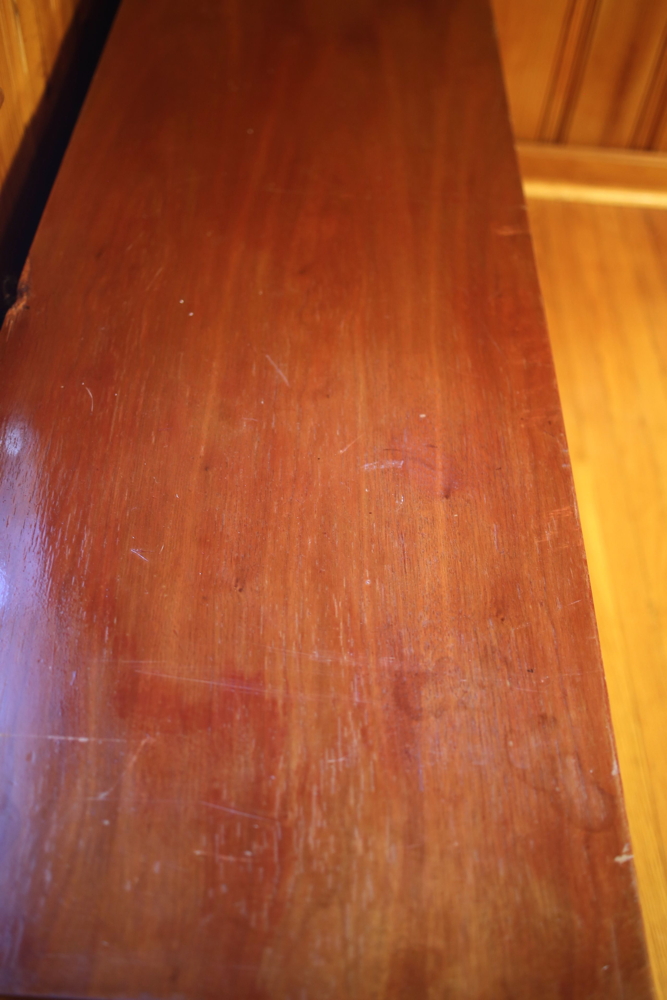 Low Mahogany Chest of Drawers