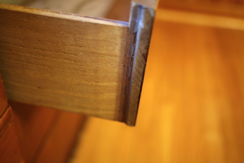 Low Mahogany Chest of Drawers