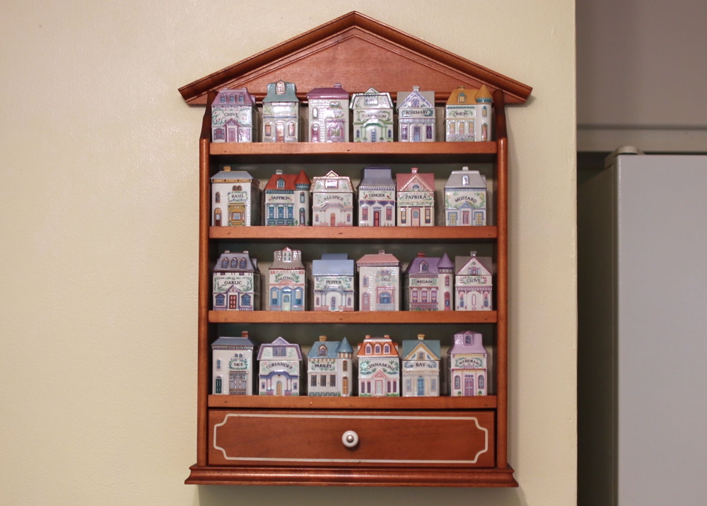 Charming Spice Rack with Containers