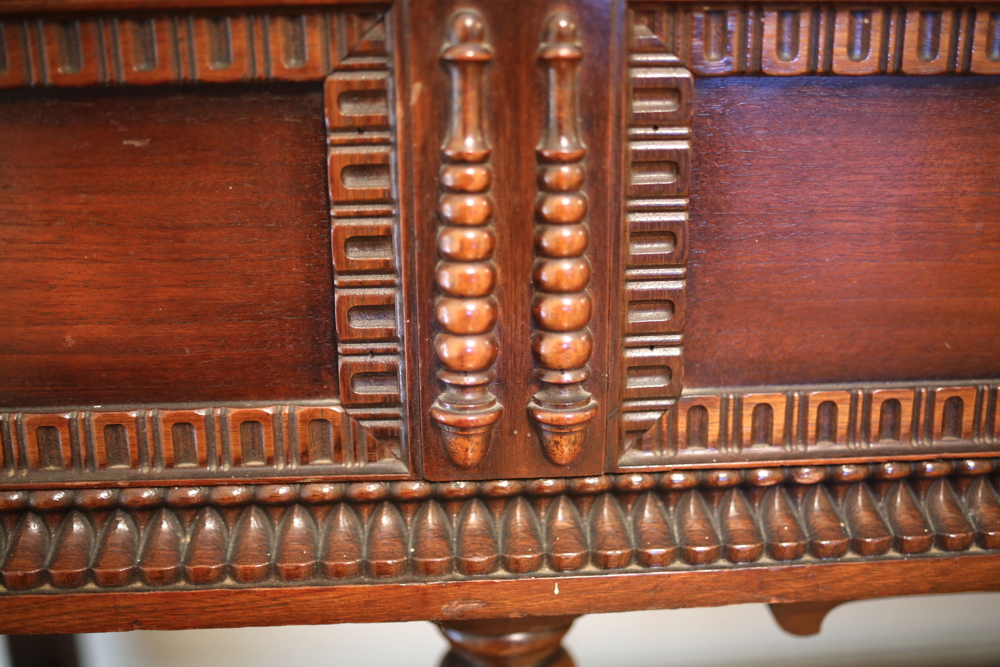 Intricately Carved Jacobean Revival Sideboard