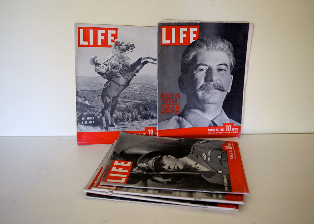 Collection of 1943 "Life" Magazines