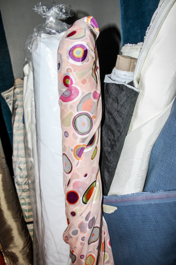 Lot of Exquisite Rolls of High End Fabric