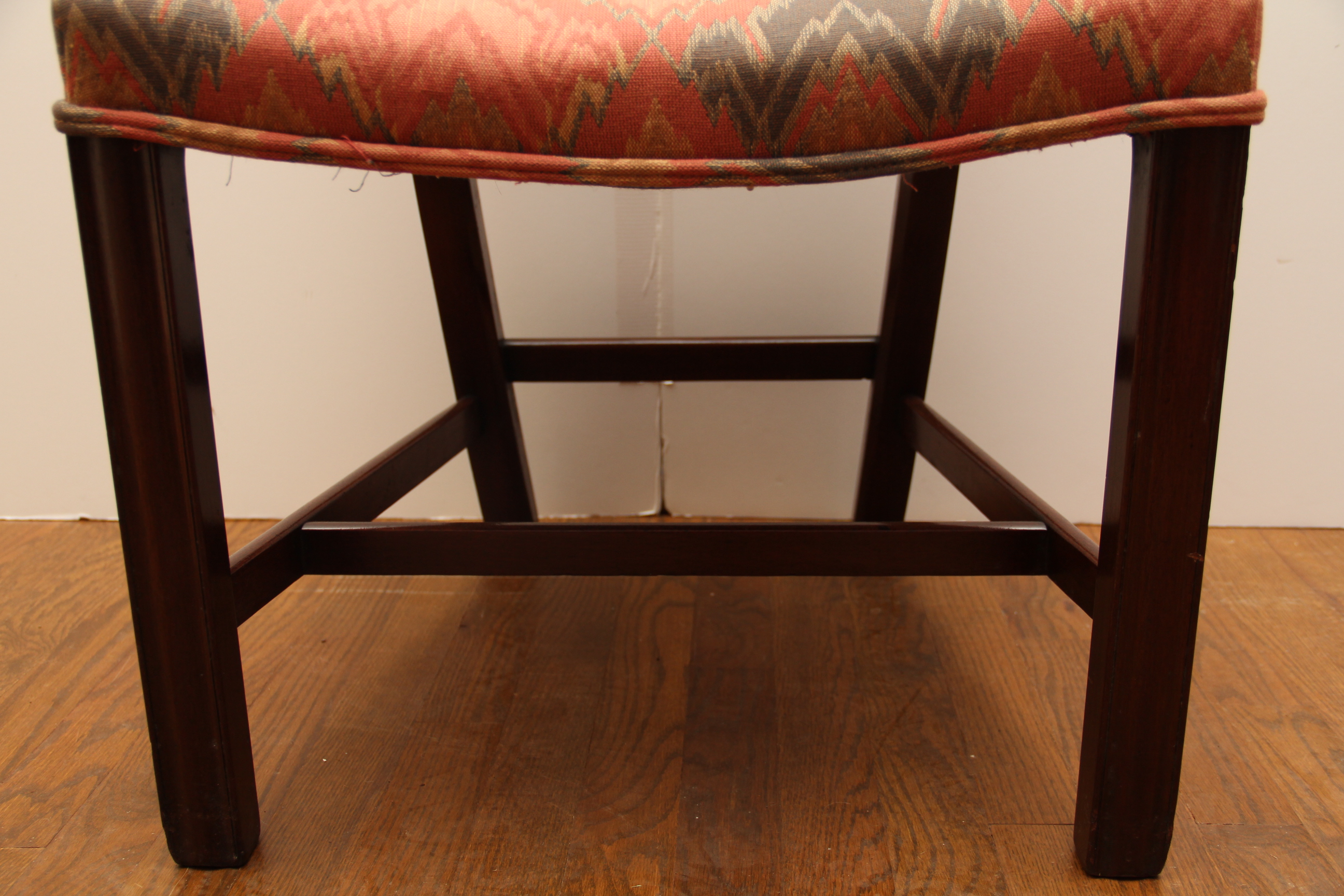 Set of Eight Chippendale Dining Room Table Chairs
