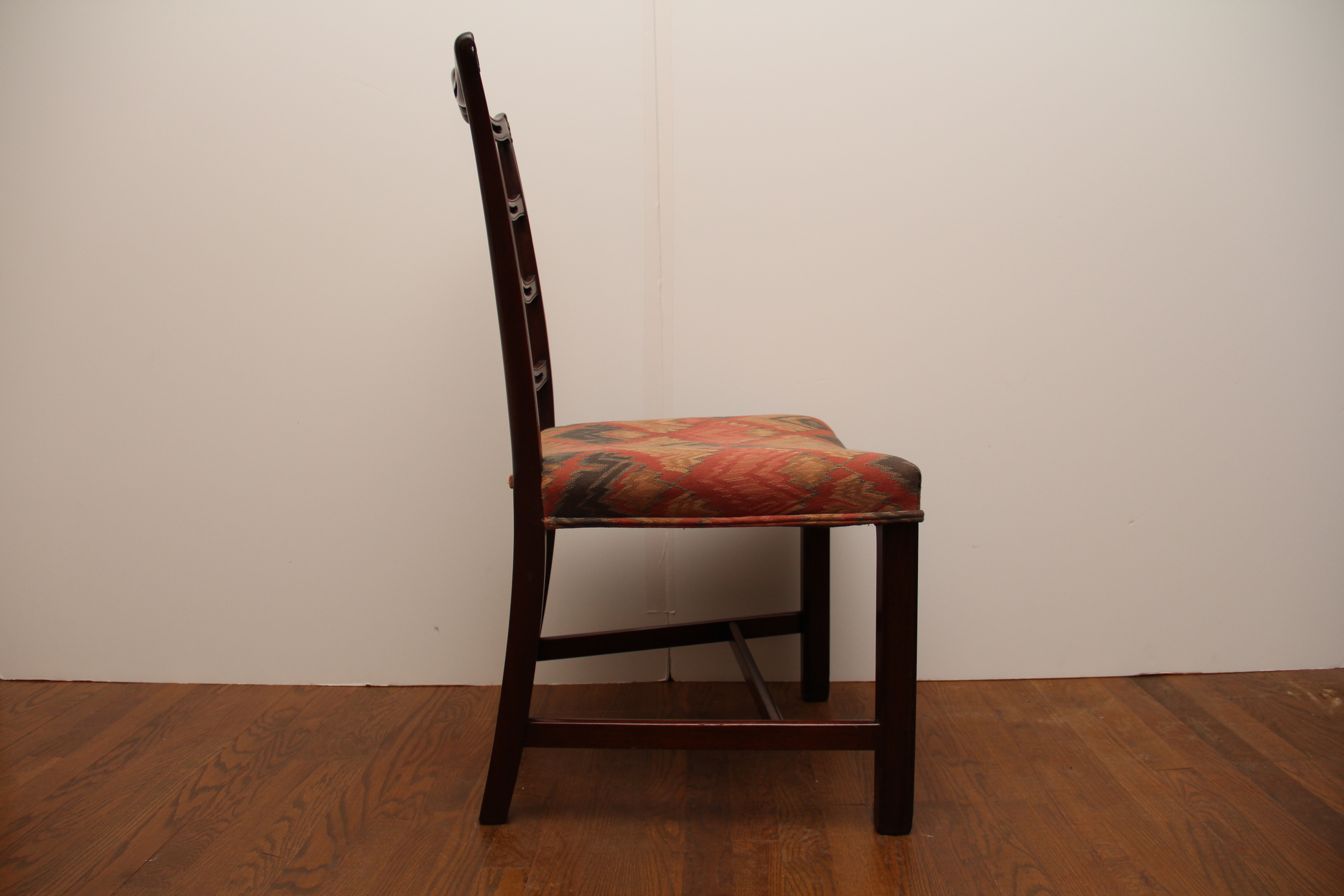 Set of Eight Chippendale Dining Room Table Chairs