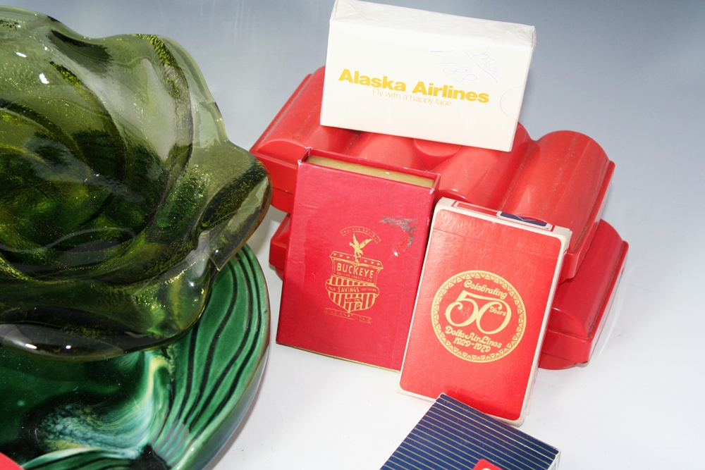 Ash Receivers, Playing Cards, and Poker Chips